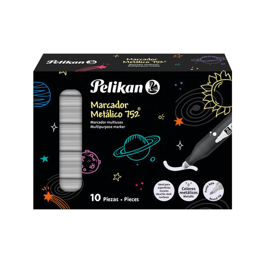 MARCADOR GRAFICO 752 PLATEADO