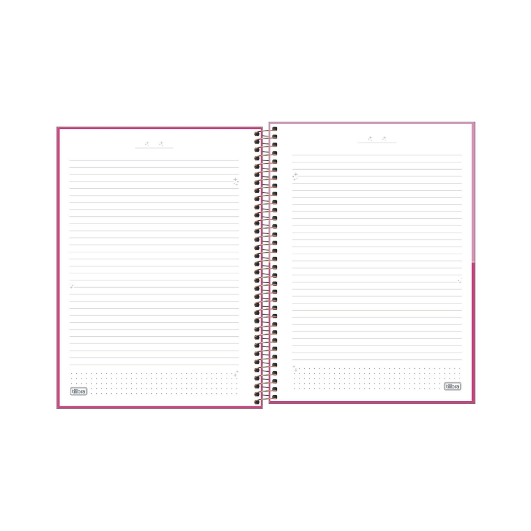 CUADERNO ESPIRAL UNIVERSITARIO TAPA DURA 10 MATERIAS LOVE ROSA 160 HOJAS - TILIBRA