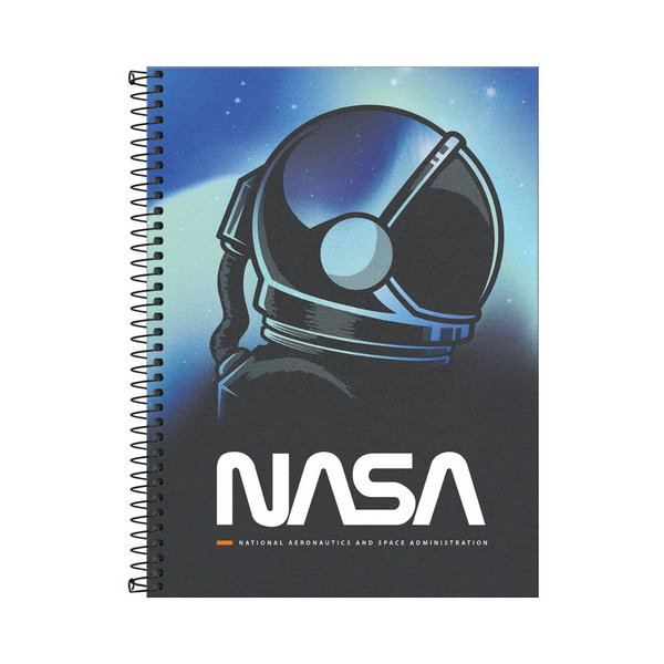 CUADERNO UNIVERSITARIO TAPA DURA ESPIRAL 10 ASIGNATURAS NASA 160 HOJAS - TILIBRA