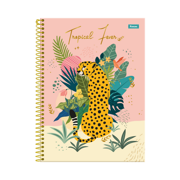 CUADERNO UNIVERSITARIO 10MATERIAS 160 HOJAS TROPICAL FIVER - FORONI