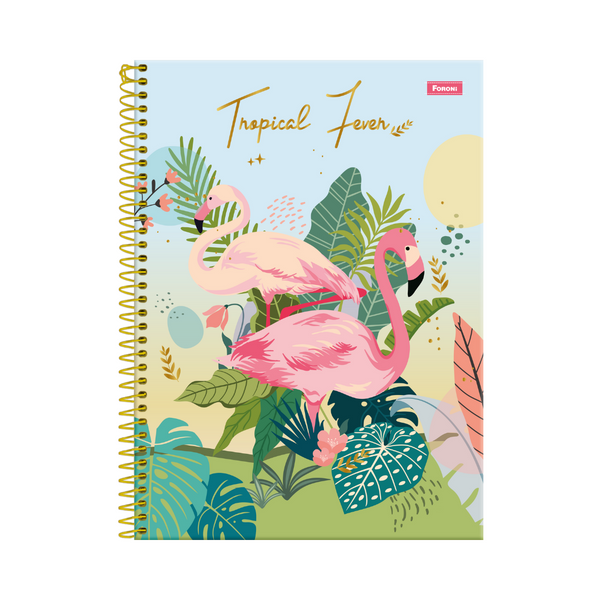 CUADERNO UNIVERSITARIO 10MATERIAS 160 HOJAS TROPICAL FIVER - FORONI