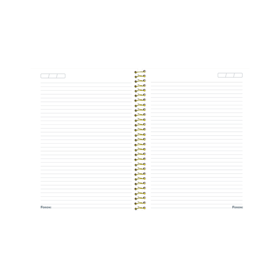 Libreta Universitaria Back To Black 160F