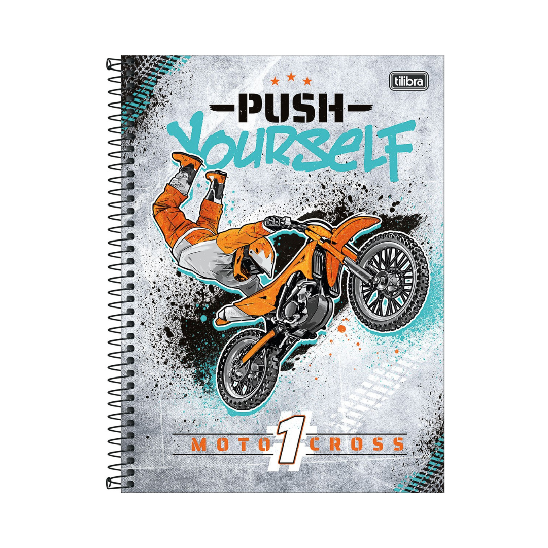 CUADERNO ESPIRAL DE TAPA DURA UNIVERSITARIA 1 MATERIA 80 HOJAS - TILIBRA