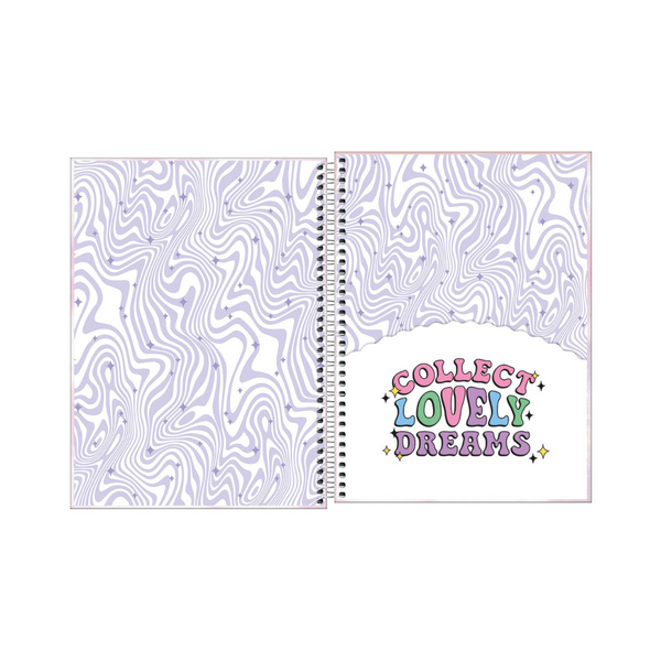 CUADERNO UNIVERSITARIO TAPA DURA ESPIRAL 10 HISTORIAS GOOD VIBES 160 HOJAS - TILIBRA