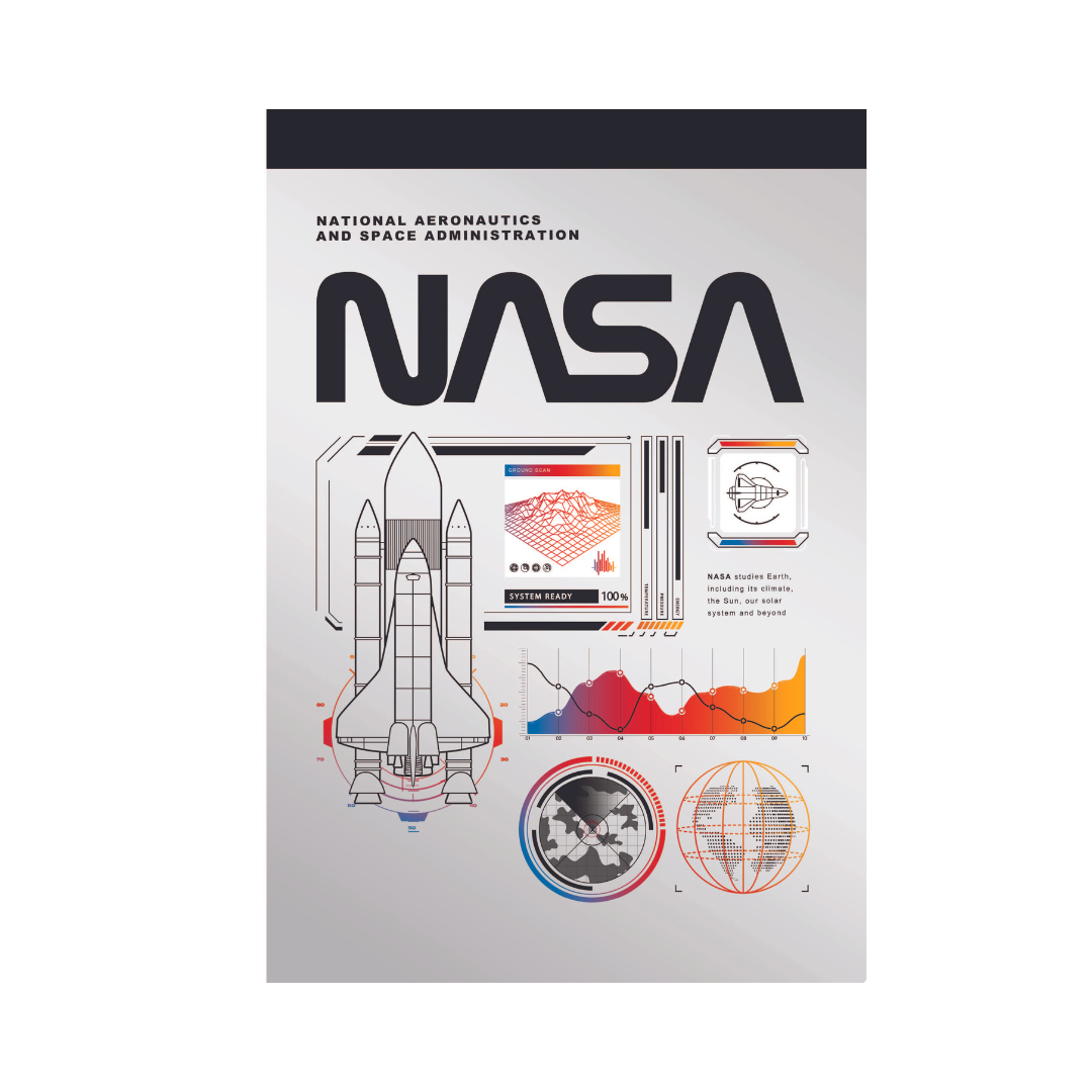 LIBRETA COSIDA  NASA 100CT