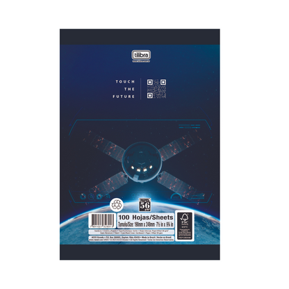 LIBRETA COSIDA  NASA 100CT