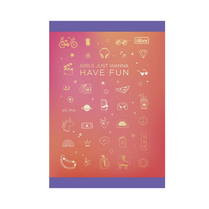 CUADERNO COCIDO DOODLES 100F