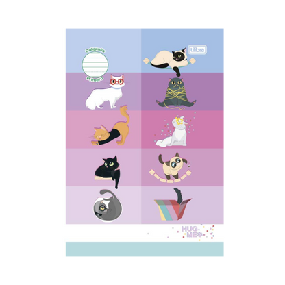 LIBRETA COSIDA HUG ME 1ro 80f