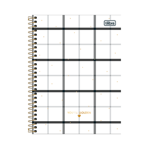 CUADERNO ESPIRAL UNIVERSITARIO TAPA DURA 10 MATERIAS WEST VILLAGE 160 HOJAS - TILIBRA