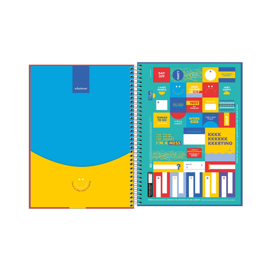 CUADERNO UNIVERSITARIO 10 MATERIAS 4FUN 160 HOJAS - TILIBRA