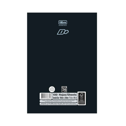 LIBRETA COSIDA MAIS MASCULINO 100CT