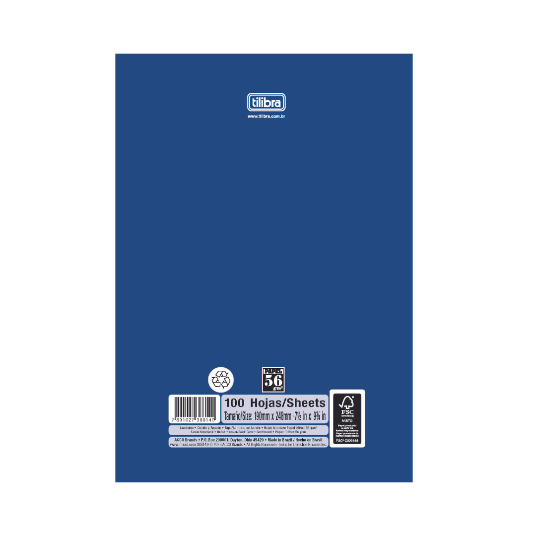 LIBRETA COSIDA ACADEMIE 100CT