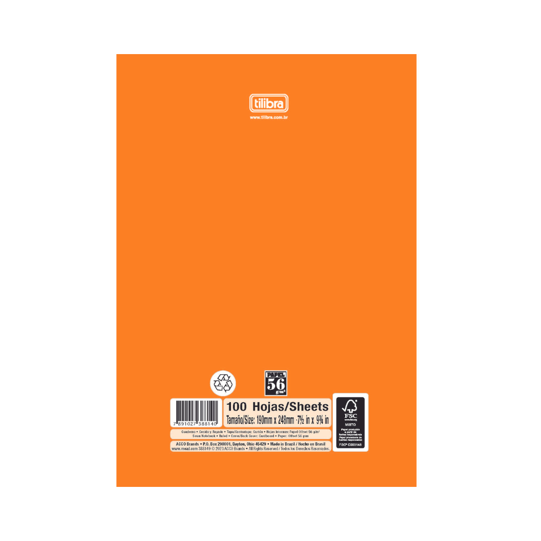 LIBRETA COSIDA ACADEMIE 100CT