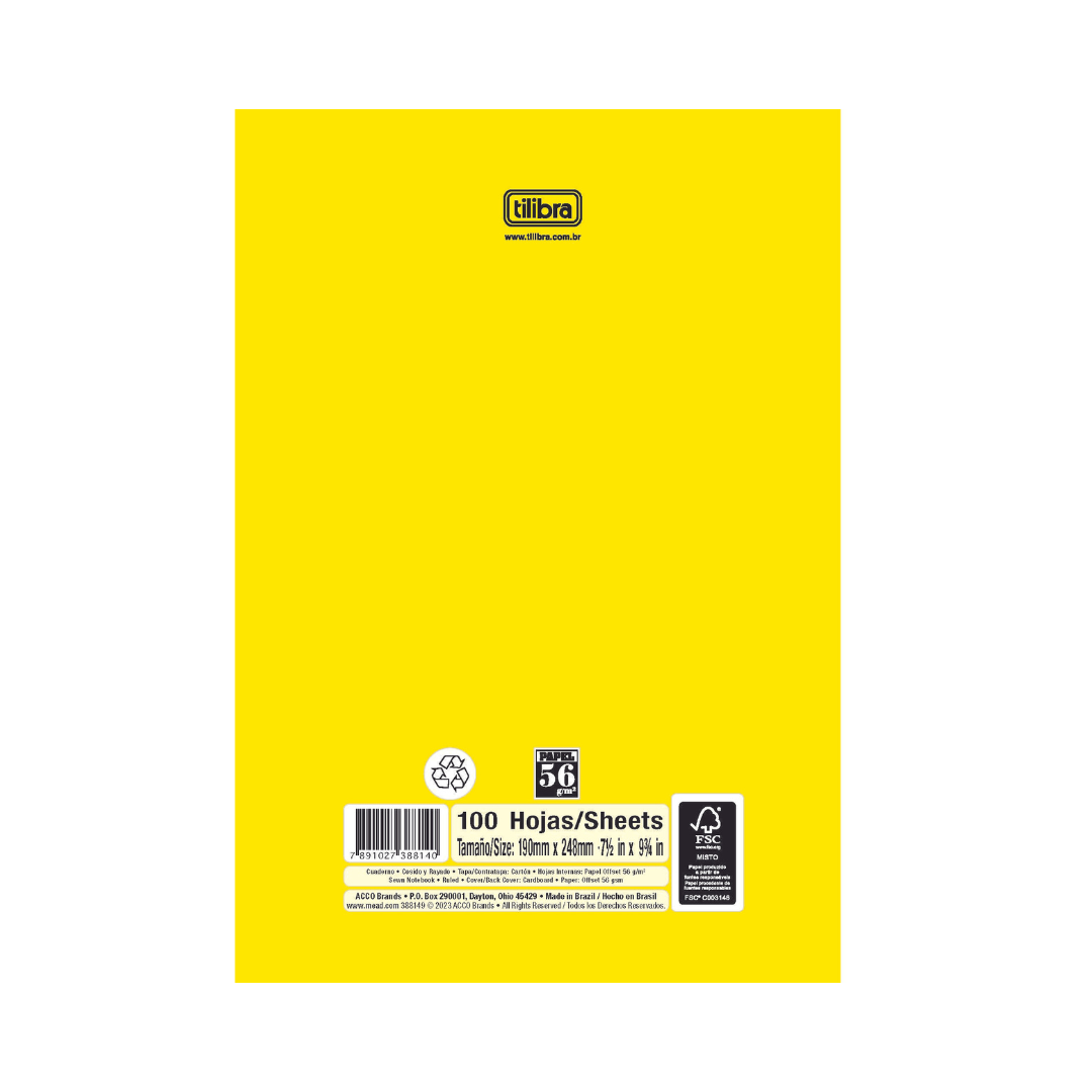 LIBRETA COSIDA ACADEMIE 100CT