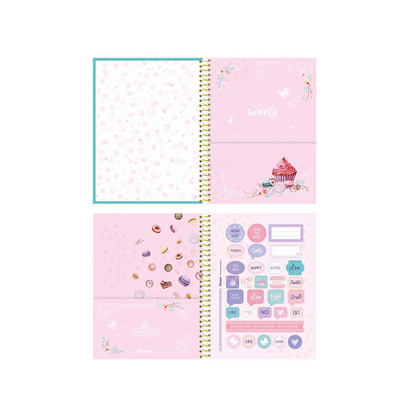 PLANNER ESPIRAL CUPCAKE - FORONI