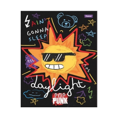 LIBRETA COSIDA POP PUNK 100F