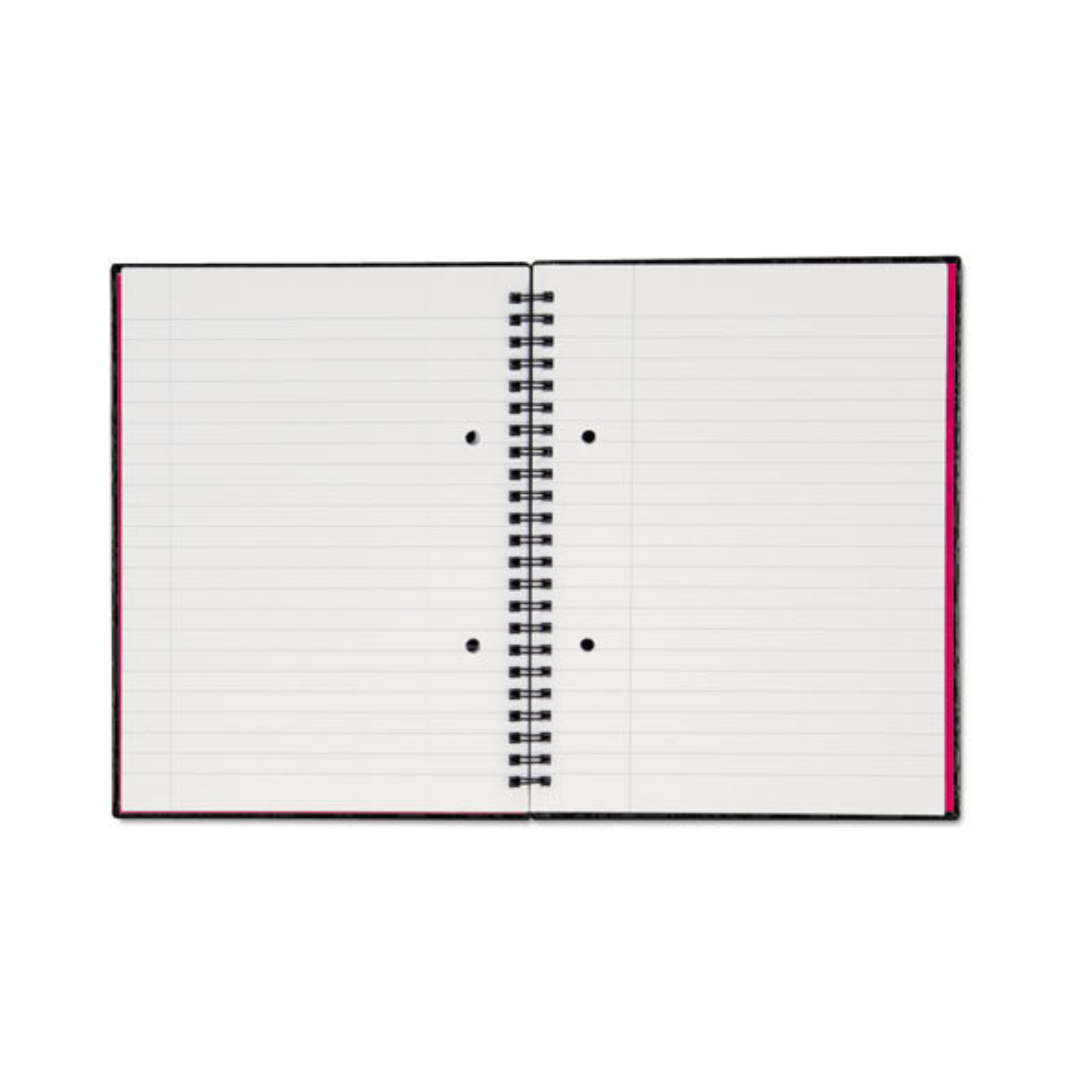 PINK & BLACK™ NOTEBOOK, RULED, 8 1/4 x 6 1/4, 70 SHEETS HARDCOVER