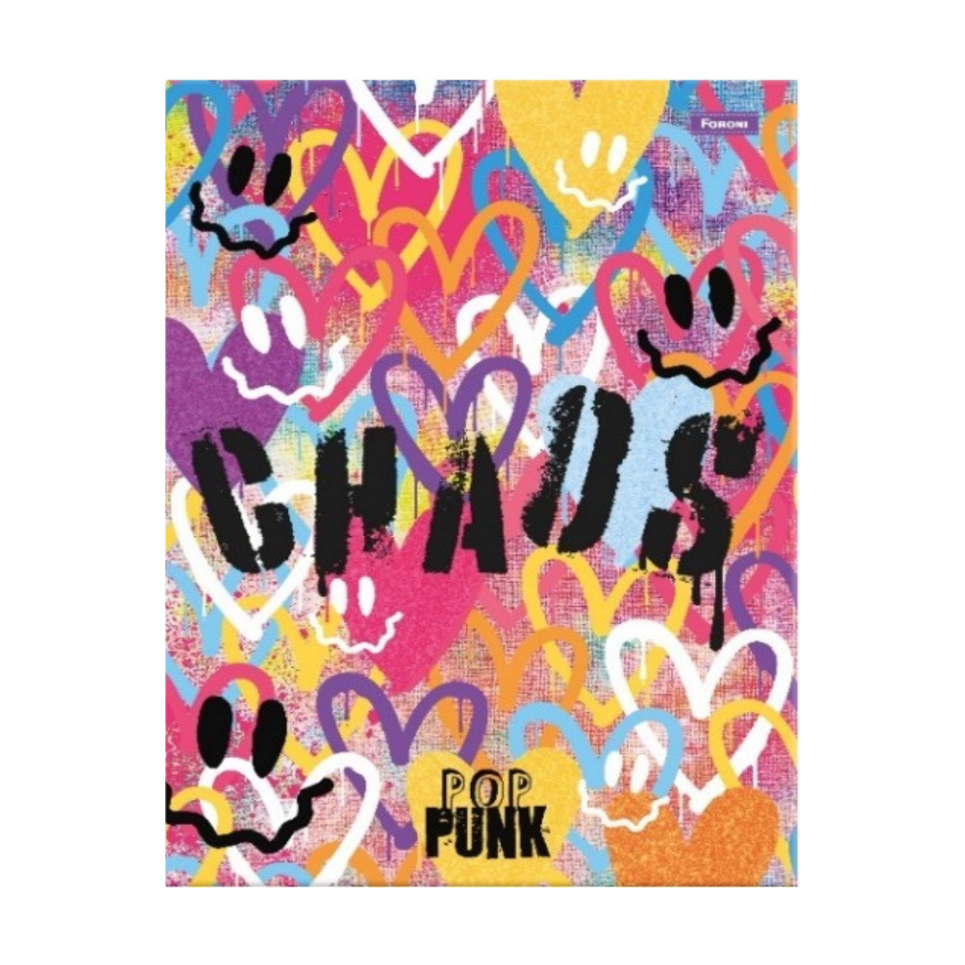 LIBRETA COSIDA POP PUNK 100F