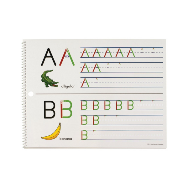 CAPITAL LETTERS DRY ERASE BOOK