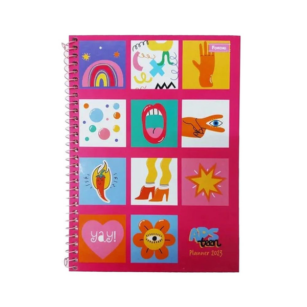 PLANNER 177X240 PT3APS TEEN FSC