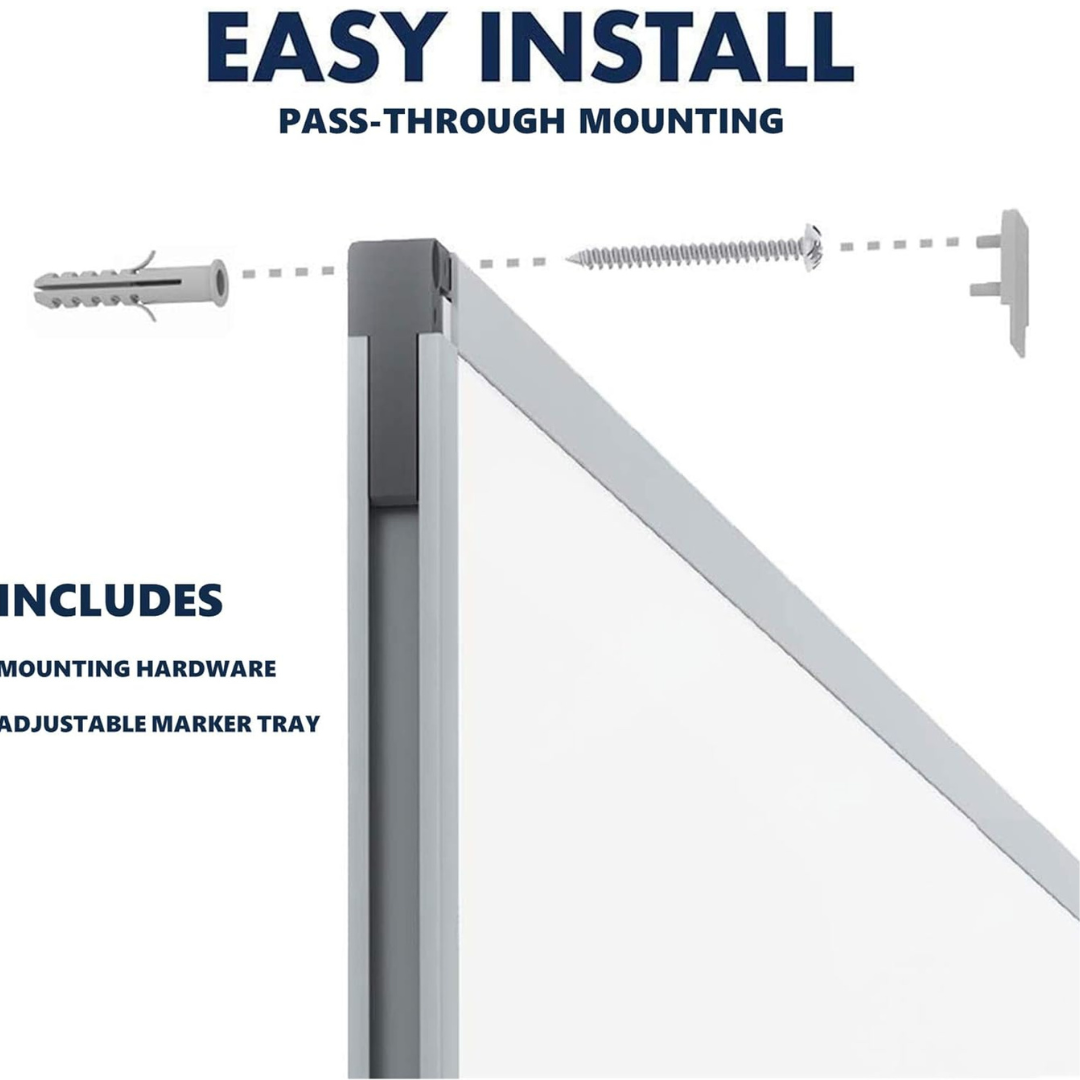 8x4 MEAD MELAMINE ALUMINUM FRAME AL