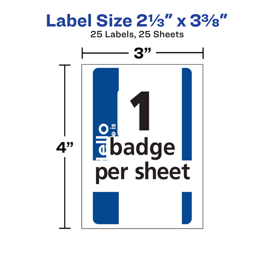 DISTINTIVOS ADHESIVOS HELLO