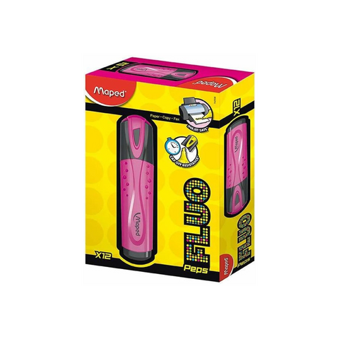 RESALTADOR FLUO PEPS   ROSADO