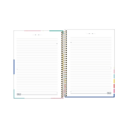CUADERNO ESPIRAL TAPA DURA UNIVERSITARIA 10 BE NICE 160 HOJAS - TILIBRA