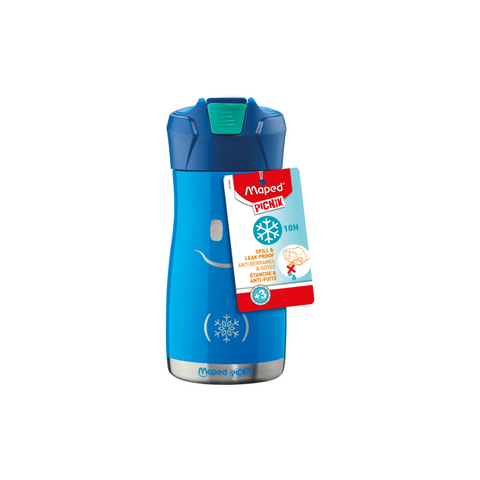 CONCEPT KIDS INSULATED  ANTI-SPILL WTER BOTTLE 350ML BLUE