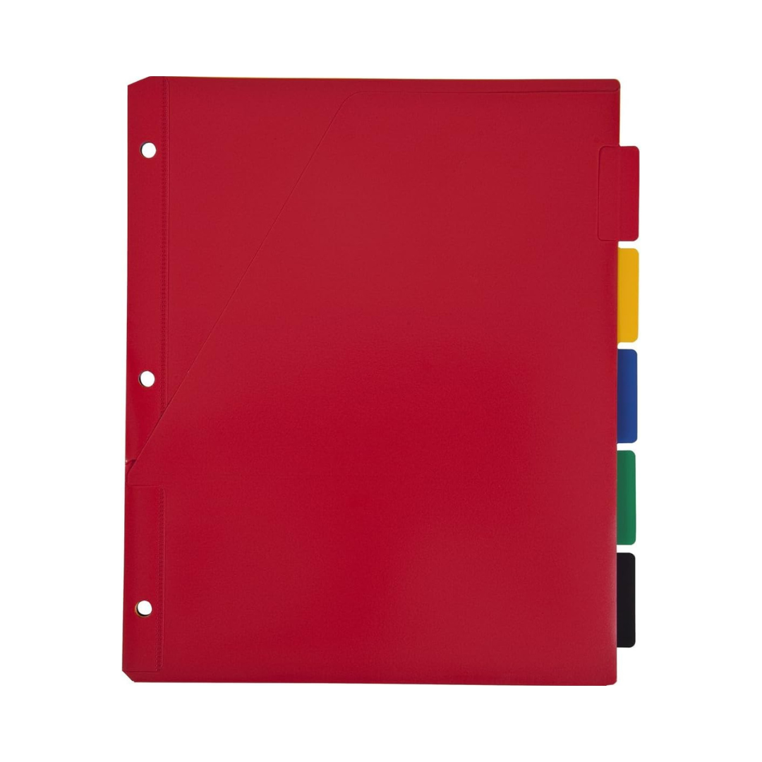 SEPARADORES P/CARPETAS PLASRTICO 5/1