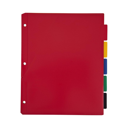 SEPARADORES P/CARPETAS PLASRTICO 5/1