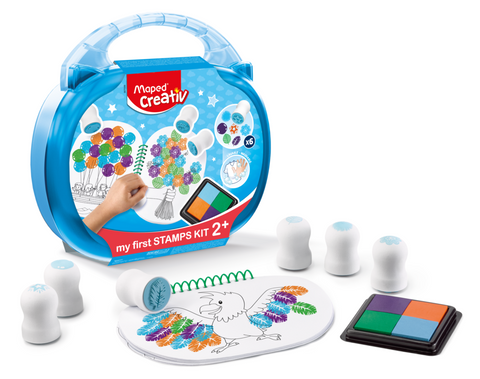 JUEGOS CREATIVOS, MI PRIMER STAMPS KIT 2+