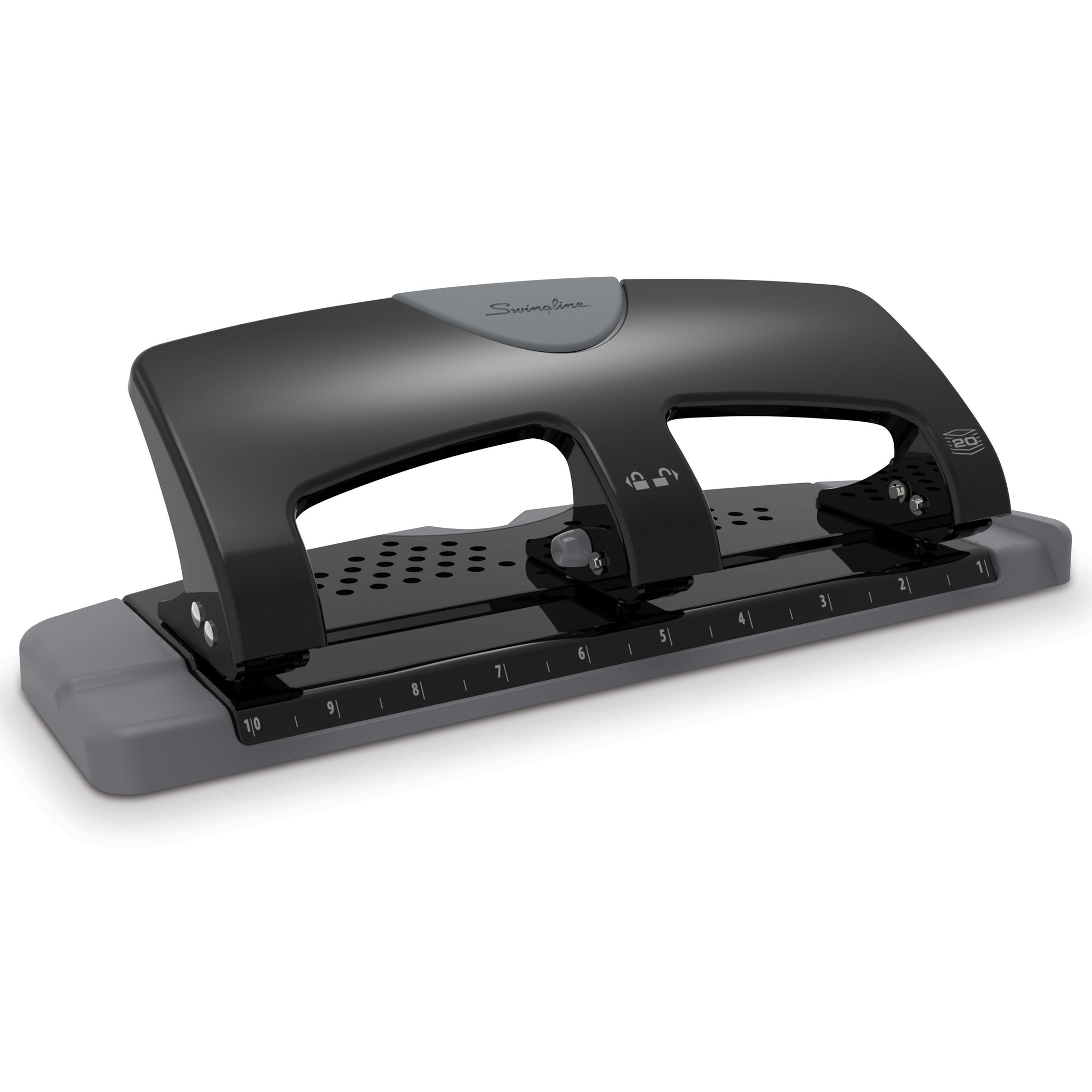 SMARTTOUCH 3-HOLE PUNCH, 20 SHEETS