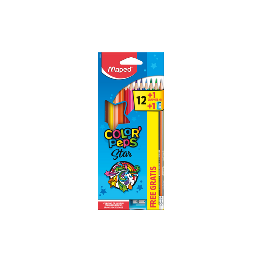 JUEGO LAPICES COLORES COLOR PEPS STAR 12/1 C/OFERTA