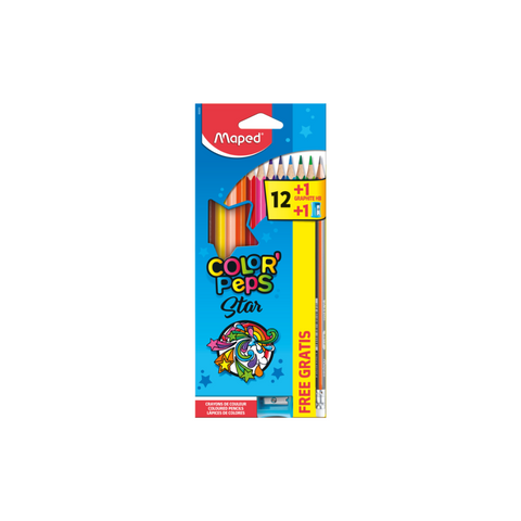 JUEGO LAPICES COLORES COLOR PEPS STAR 12/1 C/OFERTA