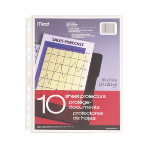 SHEET PROTECTORS 10PK