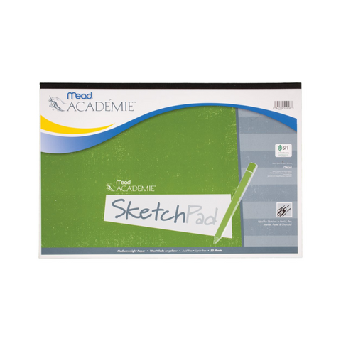 ACADEMIE SKETCH PAD 18X12 50 CT