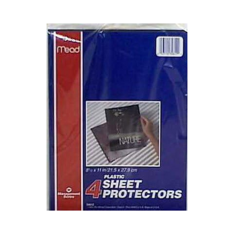 SHEET PROTECTORS 4PK