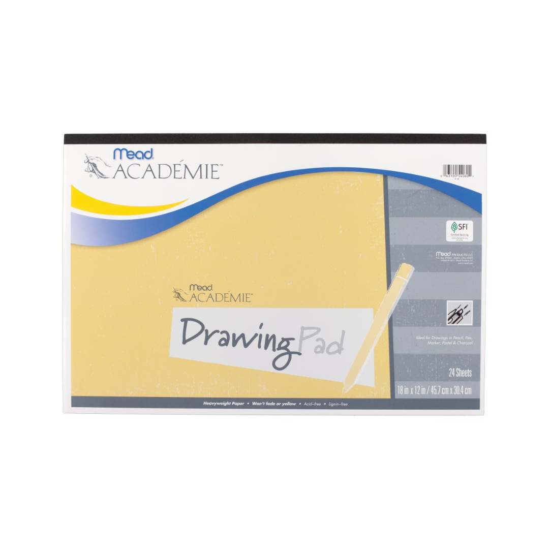 ACDEMIE DRAWING PAD 18X12 24C