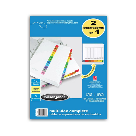 SEP MULTIDEX COMPLETE C/12 DIV