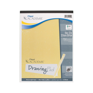 ACADEMIE DRAW PAD 9X12 24CT