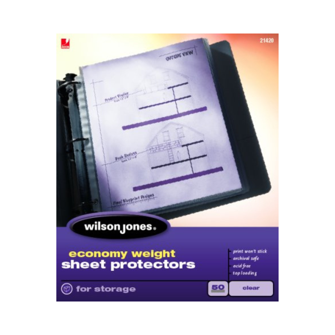 SHEET PROTECTOR EW CLEAR 50