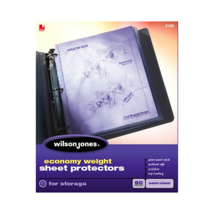 SHEET PROTECTOR EW SEMI CLEAR 50