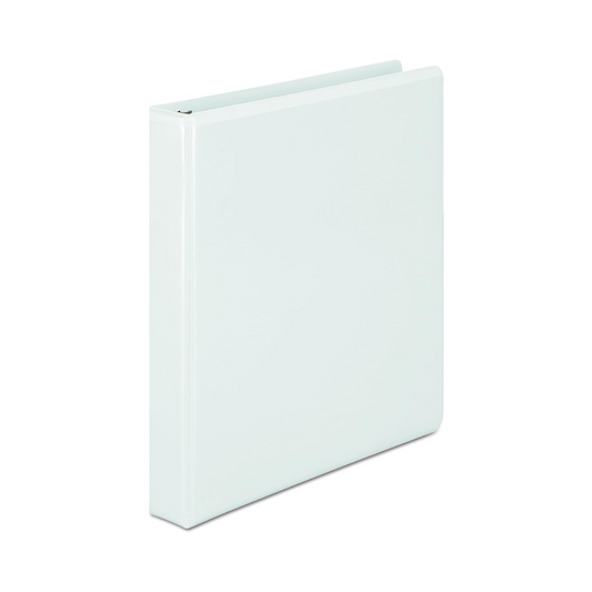 "1"" D RING BINDER WHITE"