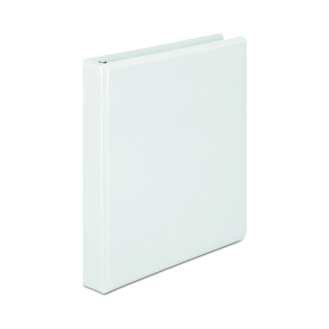 "1"" D RING BINDER WHITE"